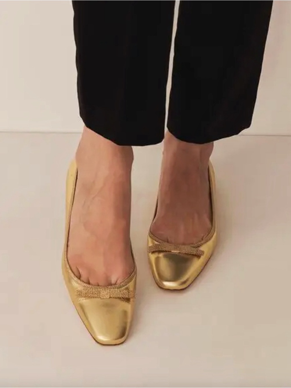 Doen Odette Ballet Flat Gold